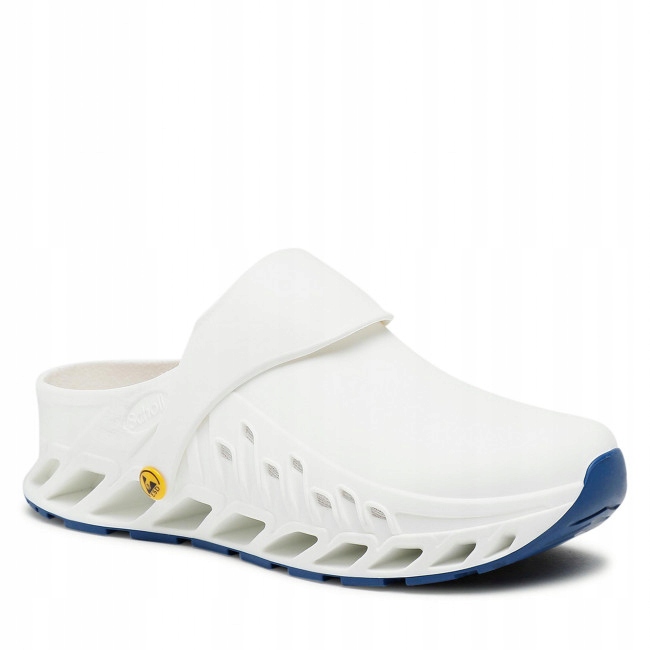 SCHOLL KLAPKI MEDYCZNE WSUWANE BIAŁE 42 ŻWA