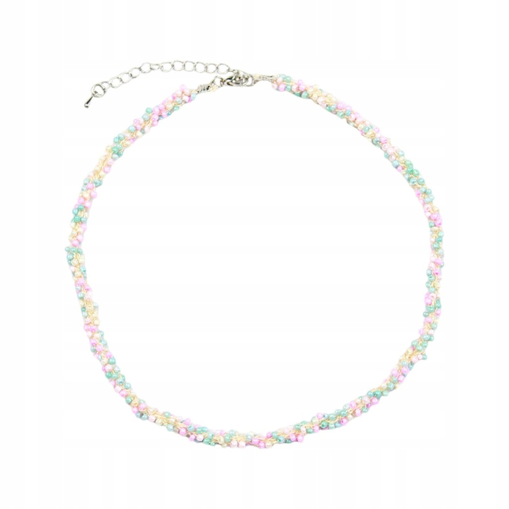 Beaded Necklace Summer Colorful Costume Jewelry
