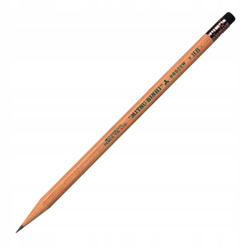 Ołówek z gumką UNI Mitsubishi 9852 HB
