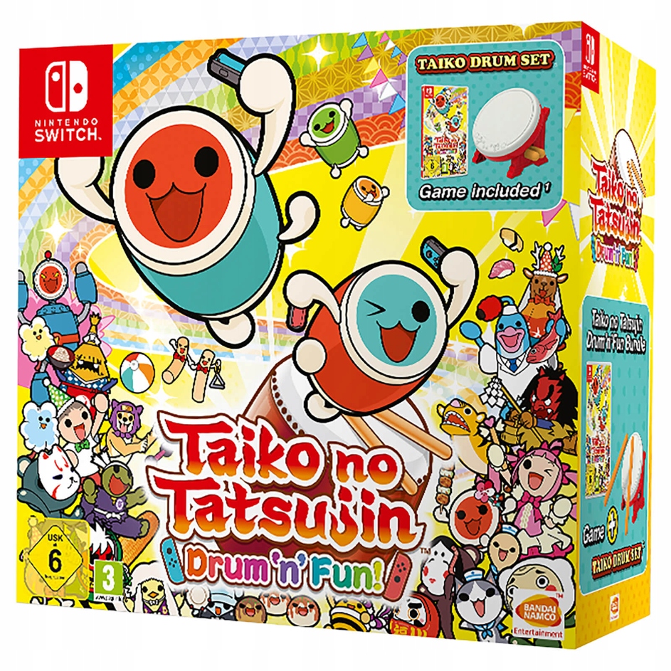 SWITCH TAIKO NO TATSUJIN DRUM'N'FUN DRUM SET 8991554298 oficjalne