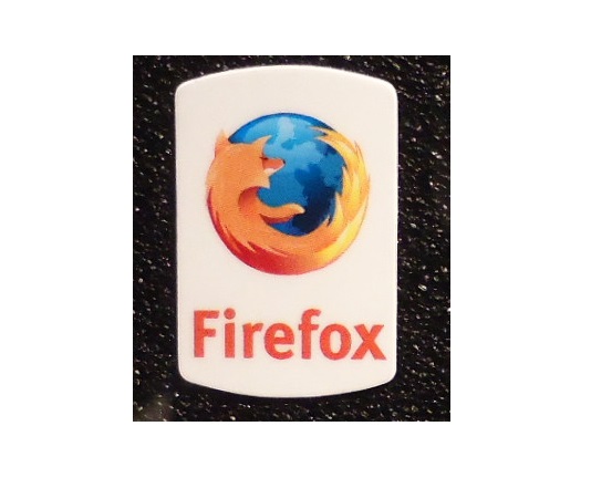 305 Naklejka Firefox 19 x 28 mm
