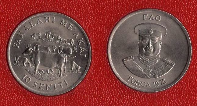 TONGA 1975 10 SENITI