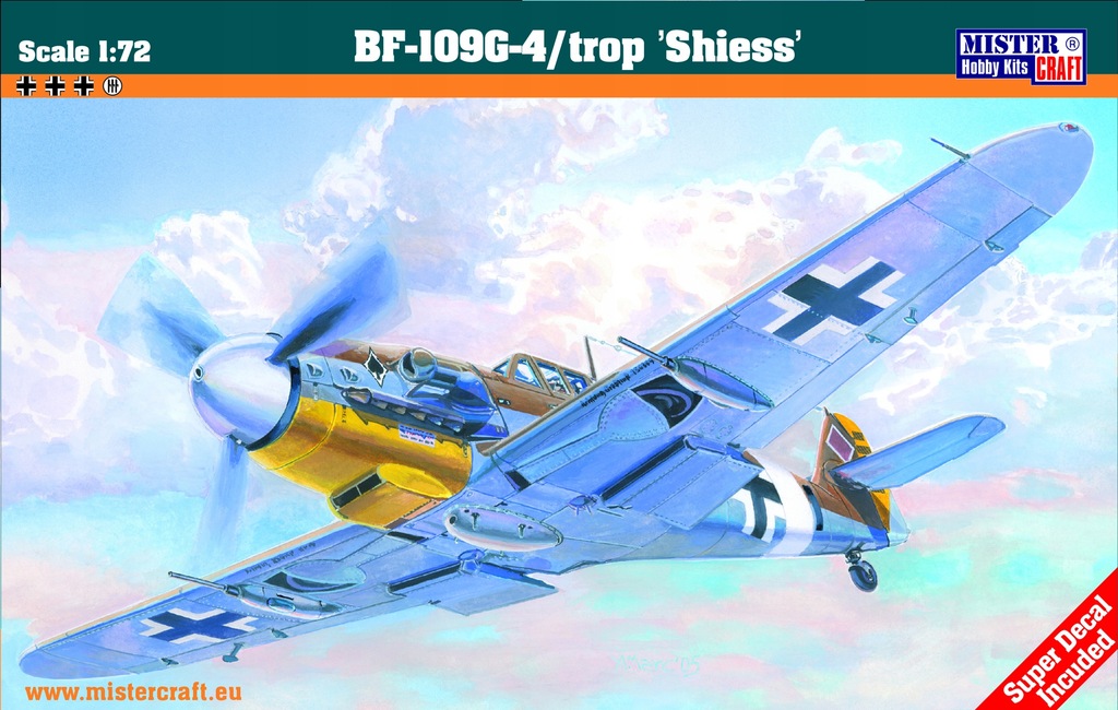 Купить Комплект модели MESSERSCHMITT BF-109 + КЛЕЙ КРАСКИ: отзывы, фото, характеристики в интерне-магазине Aredi.ru