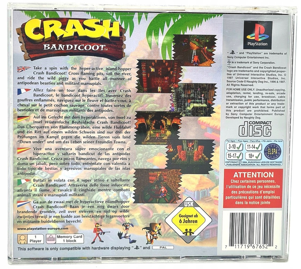 Купить Крэш Бандикут | PlayStation (PSX) №1: отзывы, фото и ...