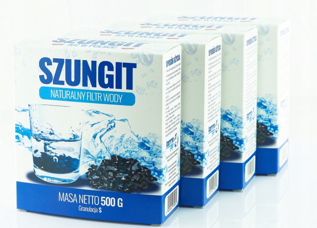 Szungit PROMOCJA 4 x 0,5 kg S Ręcznie pakowany