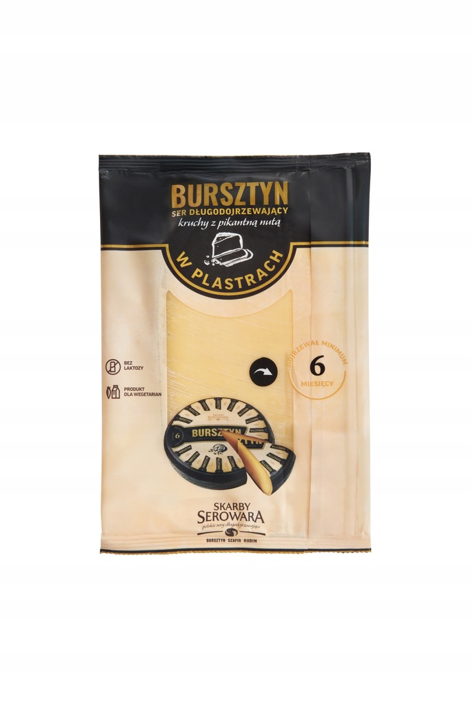Ser Bursztyn plastry 135 g. Skarby Serowara