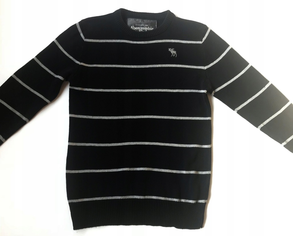 ABERCROMBIE & FITCH SWETER ROZM_S LOGO KASZMIR