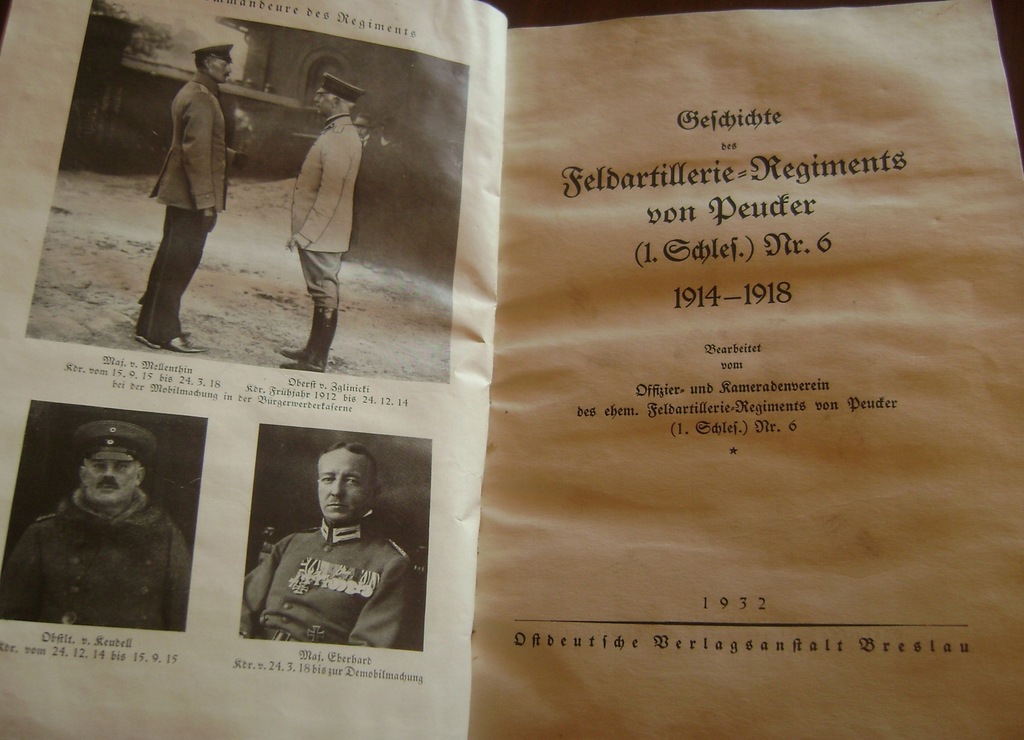Feldartillerie Regiments von Peucker Nr 6 Breslau