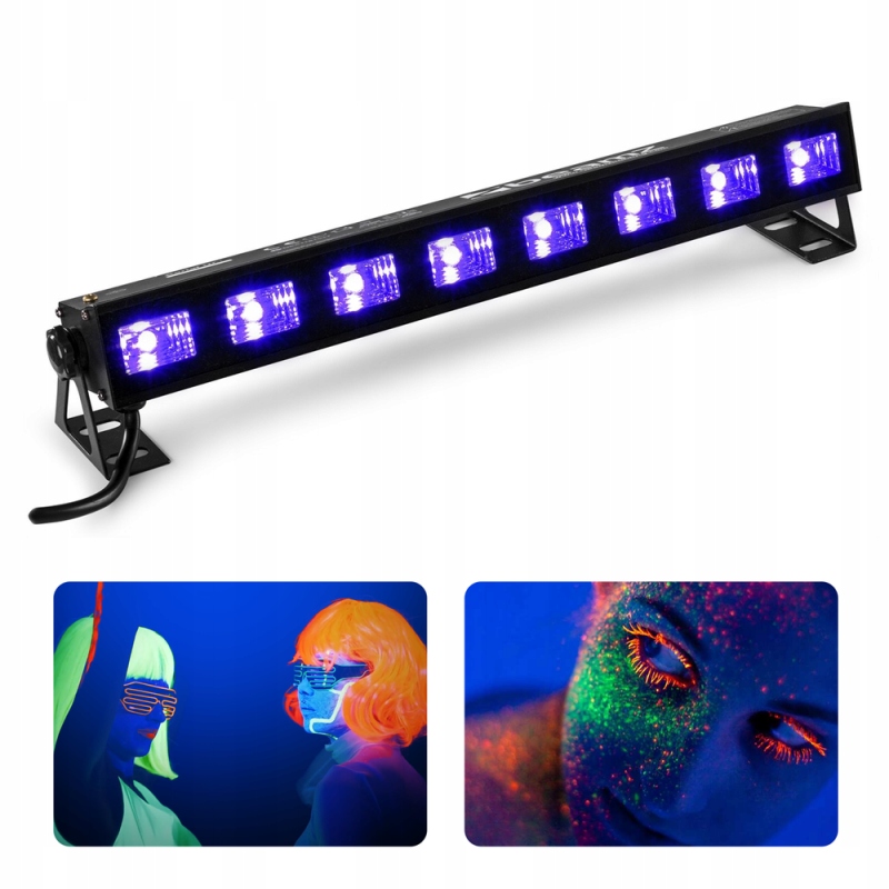 Belka LED BAR UV / White 8x 3W BeamZ BUVW83