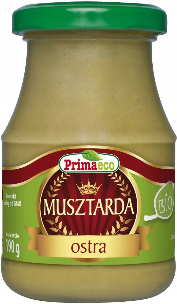 Musztarda ostra BIO 170 g - Primaeco