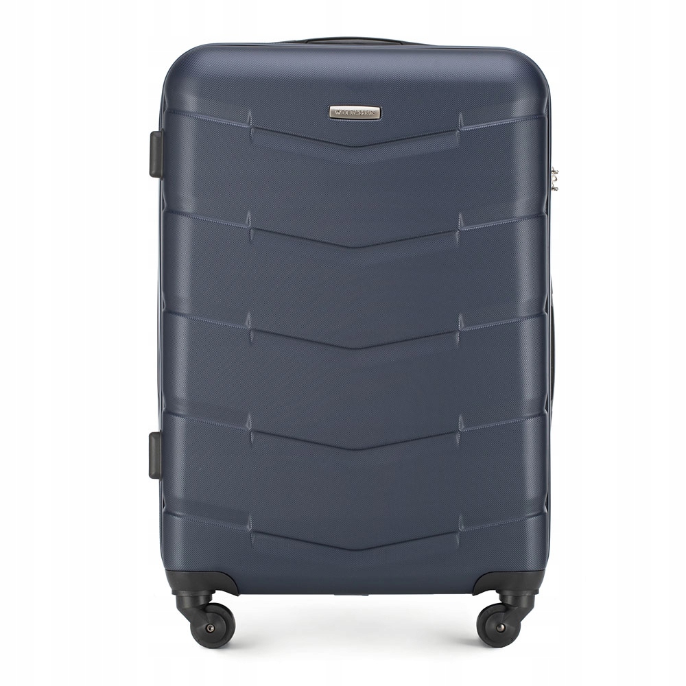 WITTCHEN Średnia walizka z ABS-u w deseń