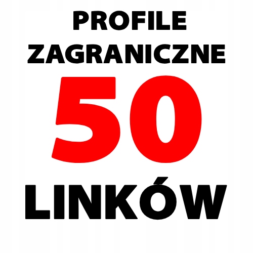 50 LINKÓW Z PROFILI - POZYCJONOWANIE - SEO