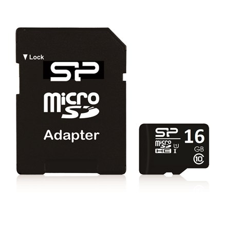 Silicon Power 16 GB, MicroSDHC, Flash memory class