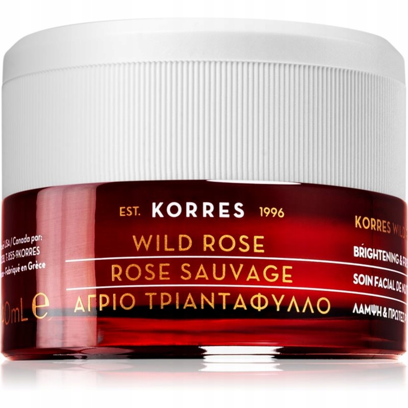 Korres Wild Rose regenerująca pielęgnacja na noc 40 ml