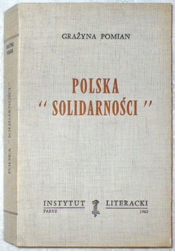 Grażyna Pomian - Polska SOLIDARNOŚCI - Paryż 1982