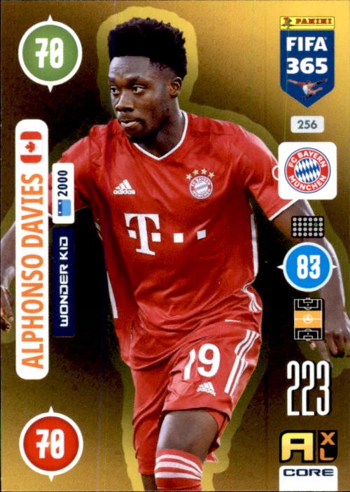 FIFA 365 2021 PANINI WONDER KID BAYERN Davies 256