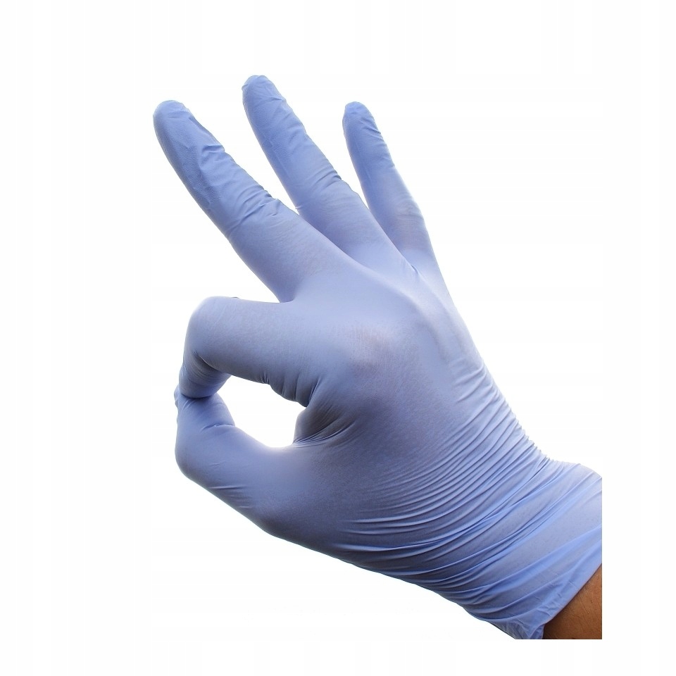 Rękawiczki Nitrylowe medyczne jednorazowe S