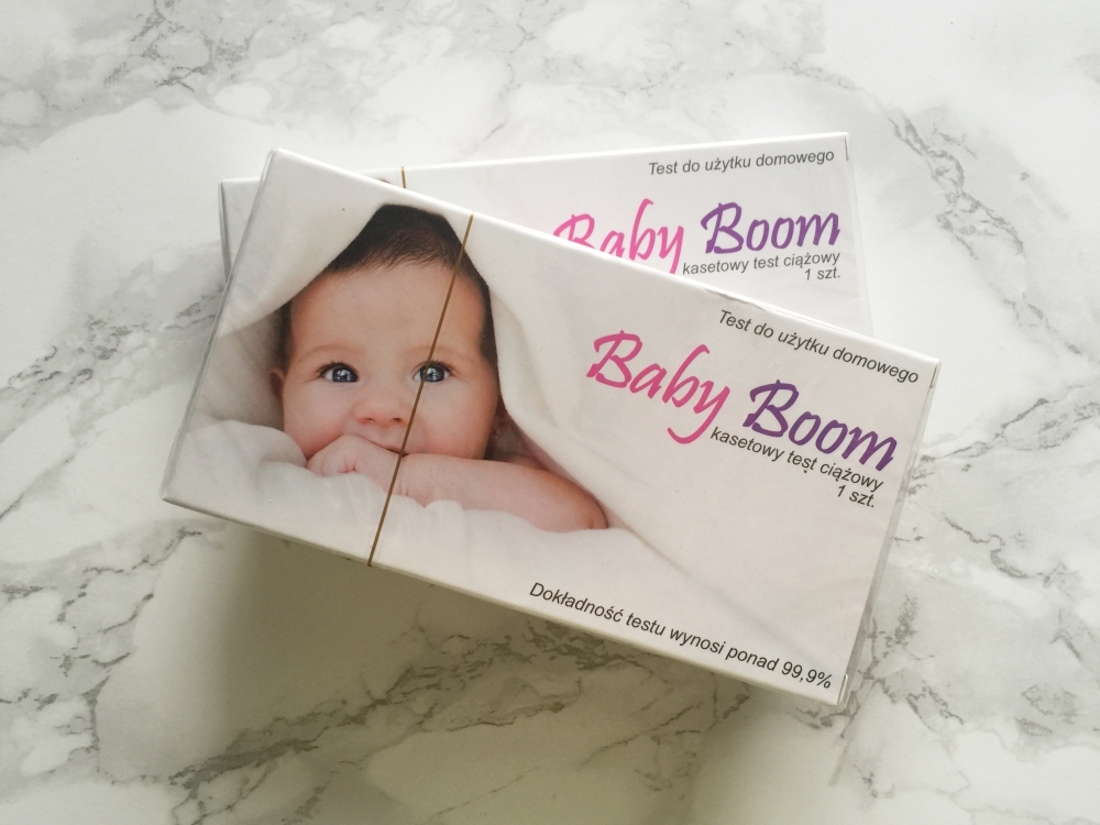 Test ciążowy Baby Boom x2, nowe w folii