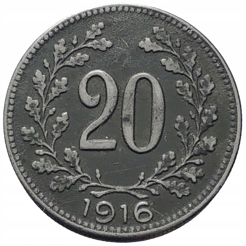 59472. Austria - 20 halerzy - 1916r.