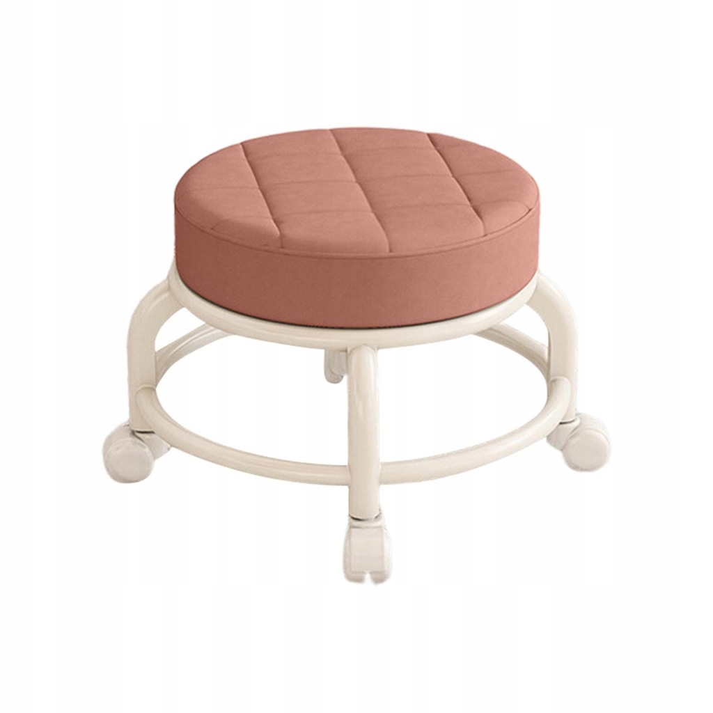 Low Rolling Seat low round rolling Light Coffee