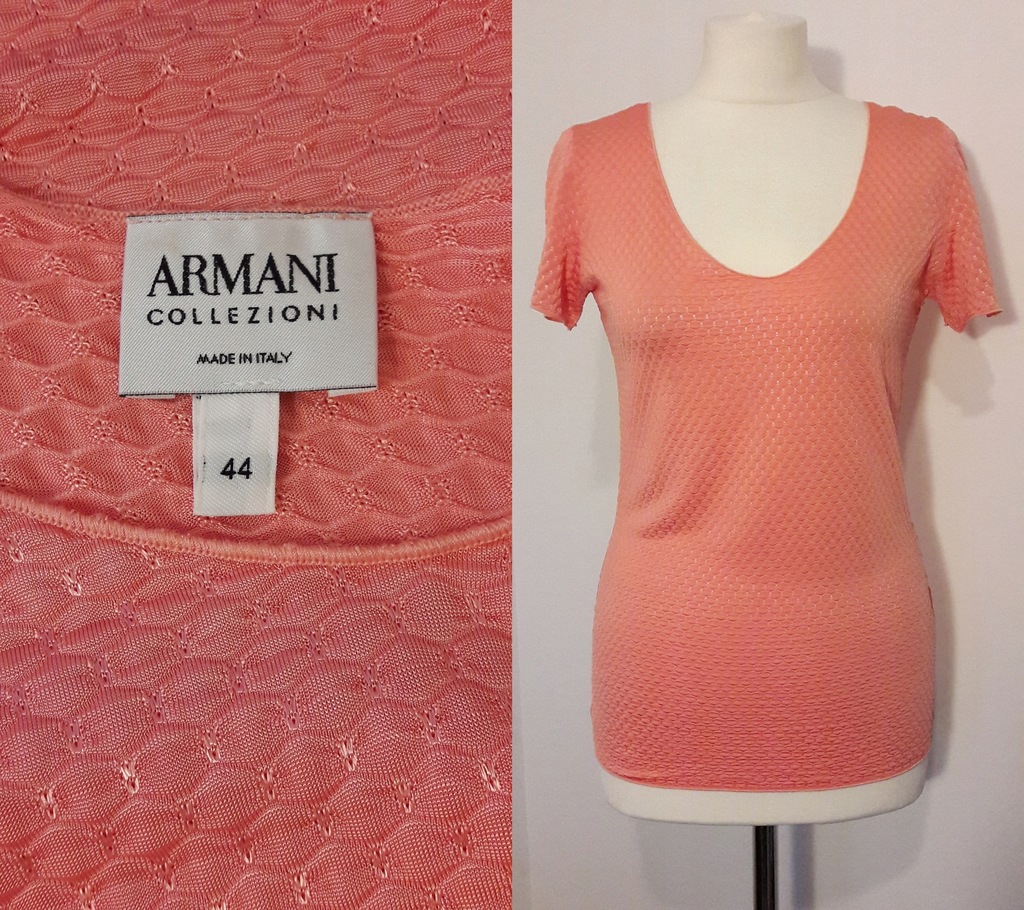 ARMANI BLUZKA 36-38 WISKOZA DOPASOWANA