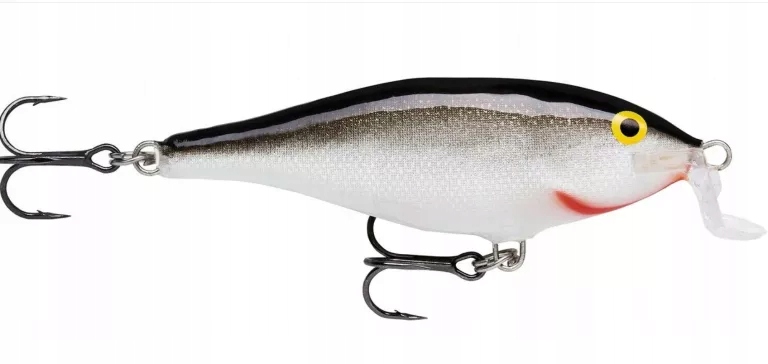 WOBLER RAPALA SHALLOW SHAD RAP 9 CM 12G 1,8-2,4M SILVER