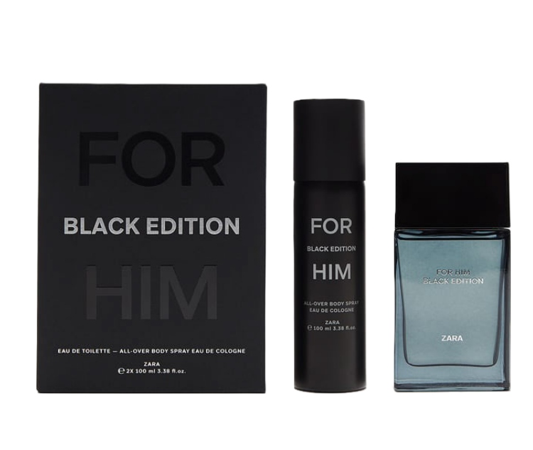 WODA TOALETOWA ZARA FOR HIM BLACK + KOLOŃSKA SPRAY