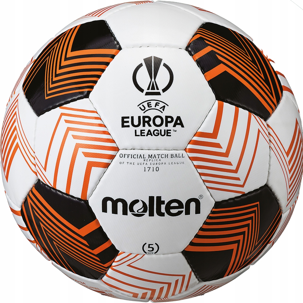 5 F5U1710-34 Piłka do piłki nożnej Molten UEFA Europa League 2023/24 replik
