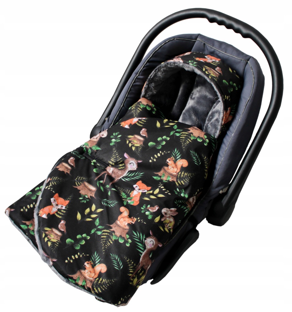 Kocyk śpiworek do fotelika nosidełka wózka ciepły FOX