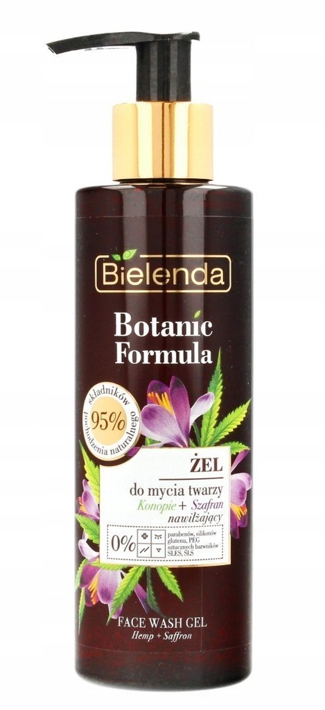 Bielenda Botanic Formula Olej z Konopi+Szafran Żel