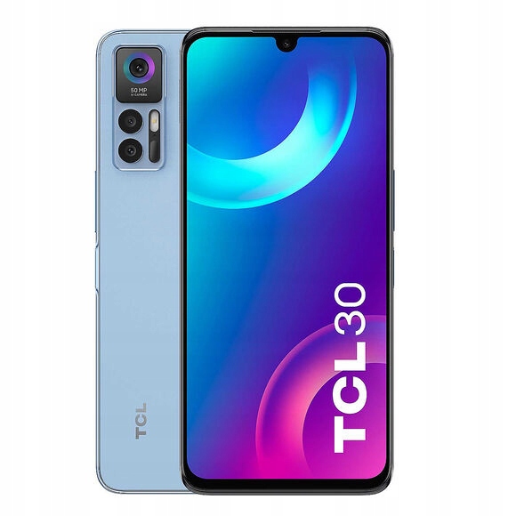 Smartfon TCL 30 4/64GB niebieski 6,7” OLED - 12550999006 - oficjalne ...
