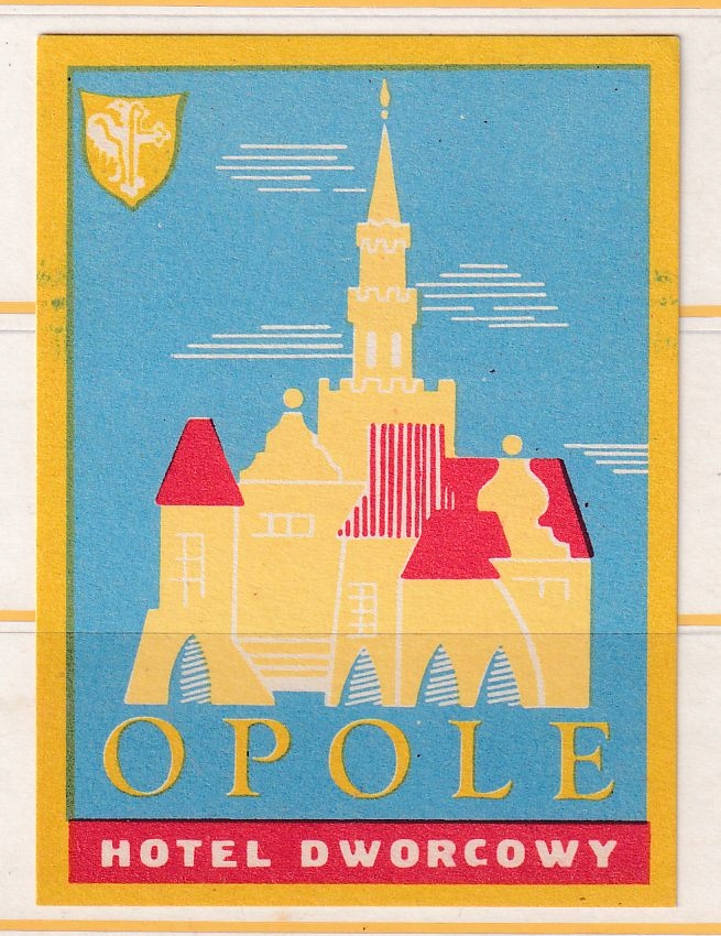 Opole - naklejka hotelowa /BB/