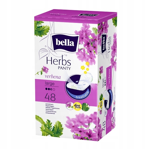 Wkładki higieniczne Bella Herbs z werbeną large