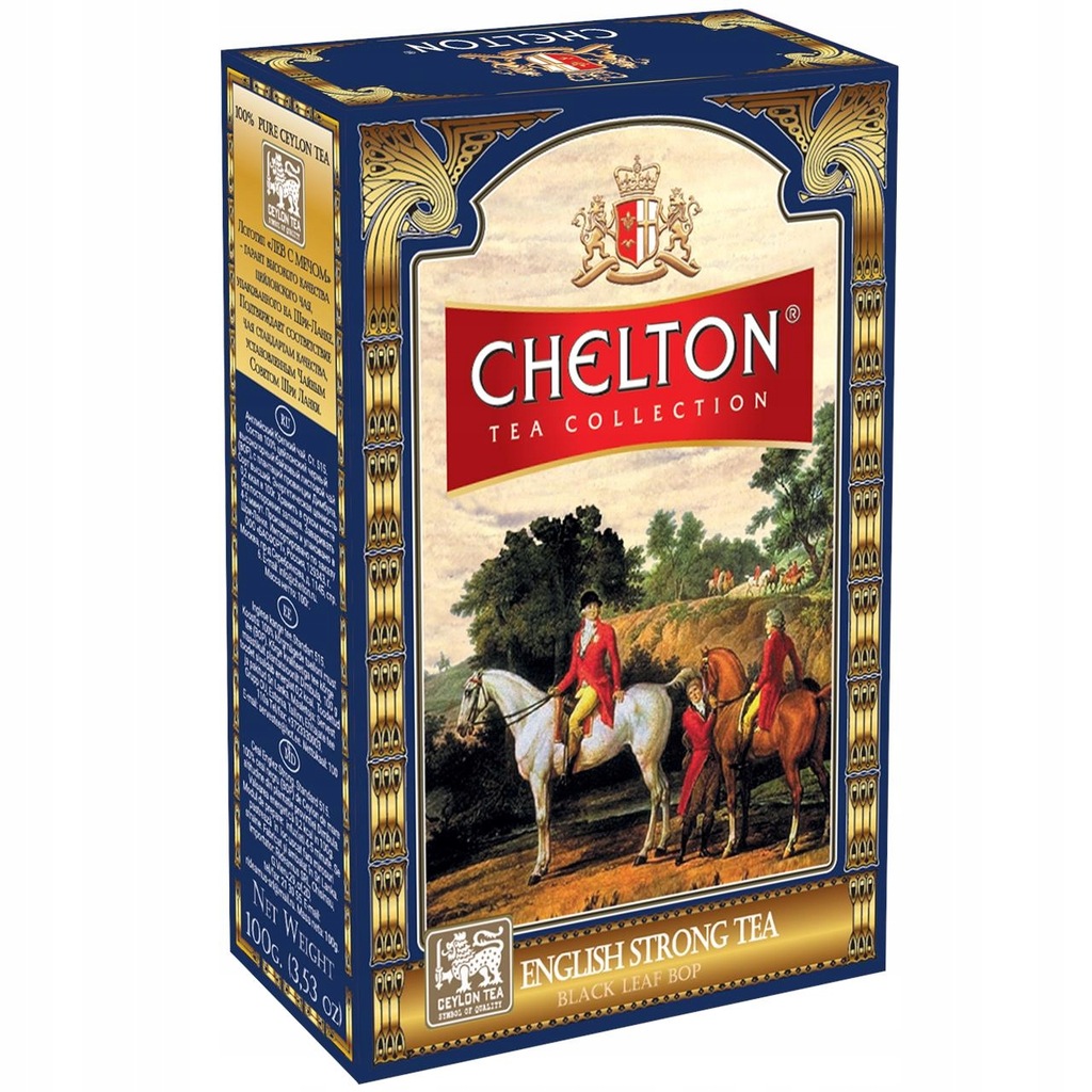 Chelton czarna liściasta STRONG herbata cejlońska wielkolistna 100g