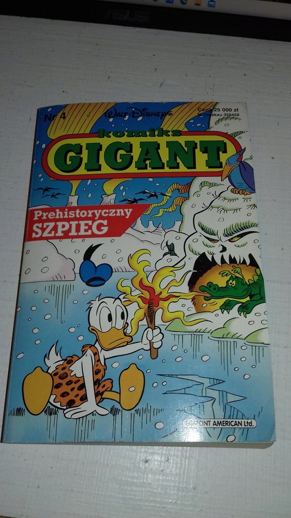 Komiks Gigant Nr 4 Prehistoryczny Szpieg 4 / 1993