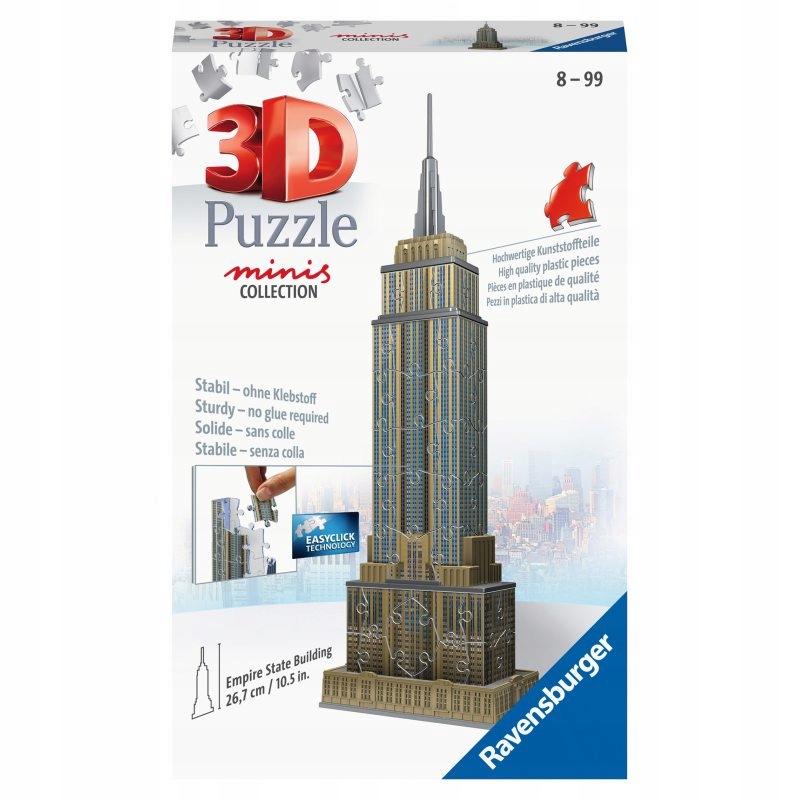 RAVENSBURGER PUZZLE 3D Mini Empire State Building