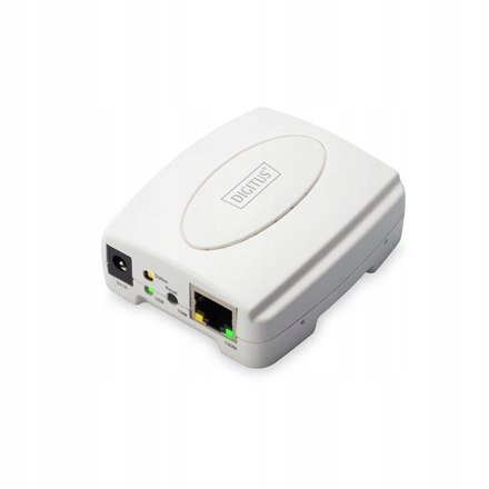Serwer wydruku Digitus USB, 1 port 1x RJ45, 1x USB A, USB 2.0 DN-13003-2 bi