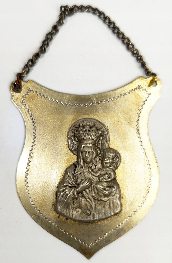 PRL Ryngraf Matka Boska Częstochowska Ars Christiana Srebro