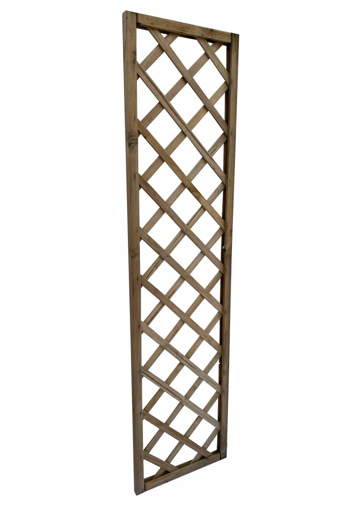 Kratownica drewniana ogrodowa do pnączy Trejaż Kratka prosta Płot 180x45cm