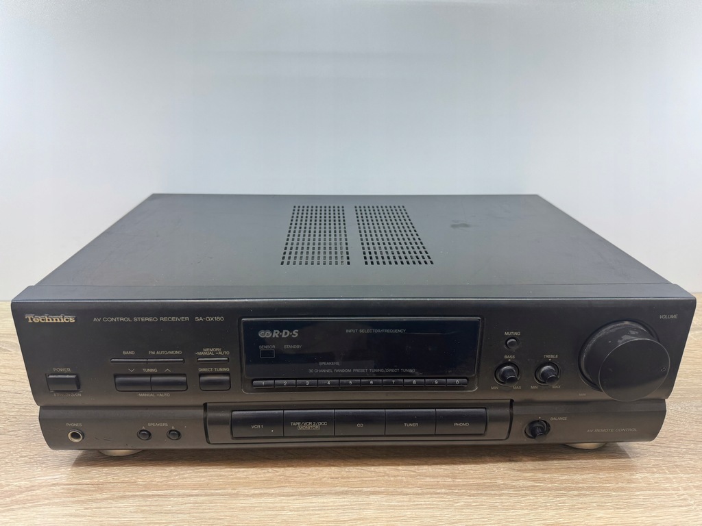 Technics SA-GX180 Czarny - Klasyczny amplituner o świetnym brzmieniu