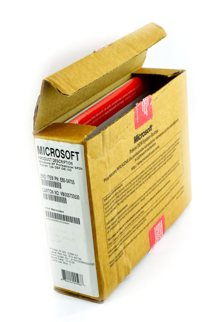 Купить Коробка Microsoft Windows XP Professional SP2: отзывы, фото, характеристики в интерне-магазине Aredi.ru