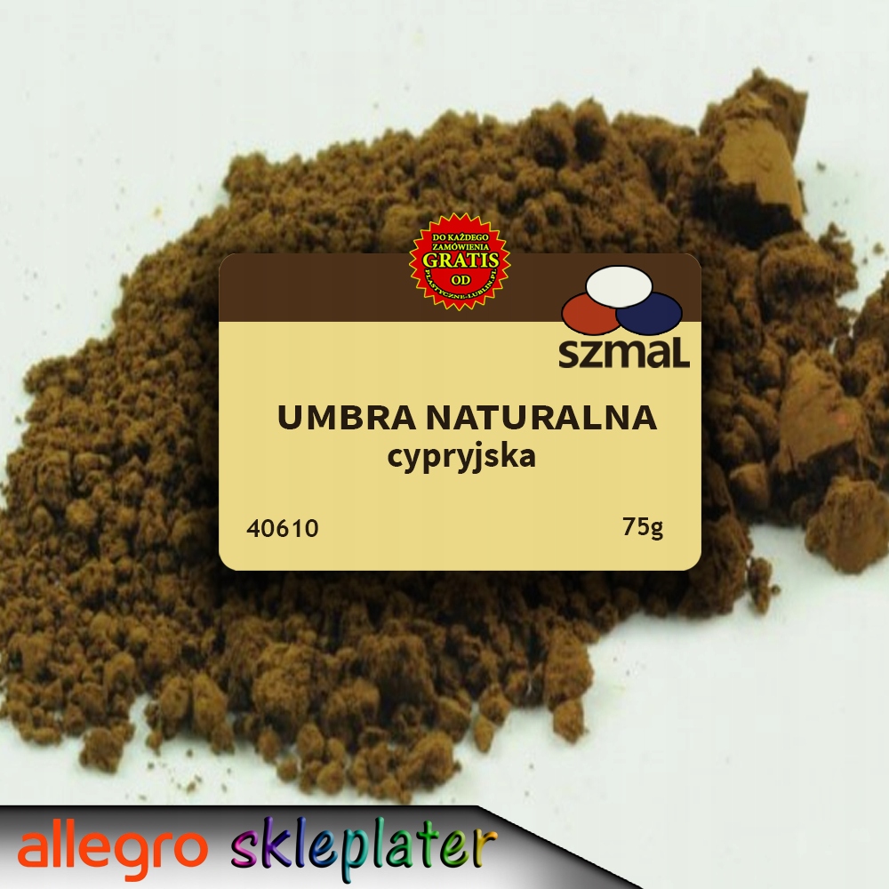 Pigment Umbra Naturalna Cypryjska 75g 40610 Later 8981433047 Oficjalne Archiwum Allegro