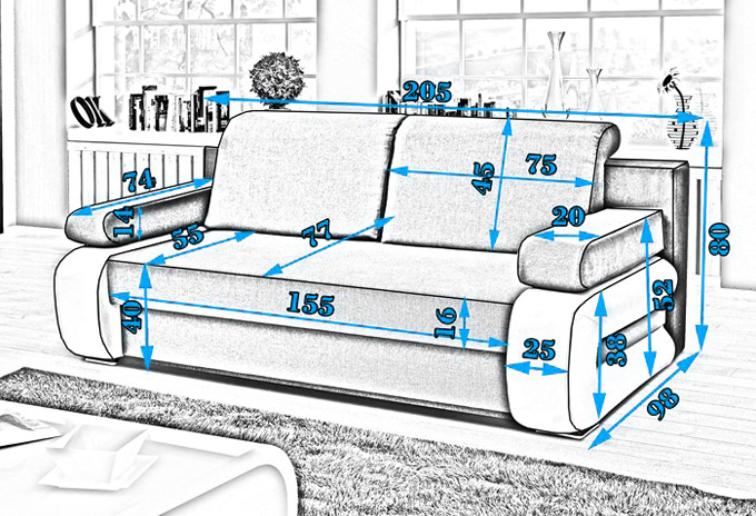 Купить Диван-кровать ГЛОРИЯ диван-кровать: отзывы, фото, характеристики в интерне-магазине Aredi.ru