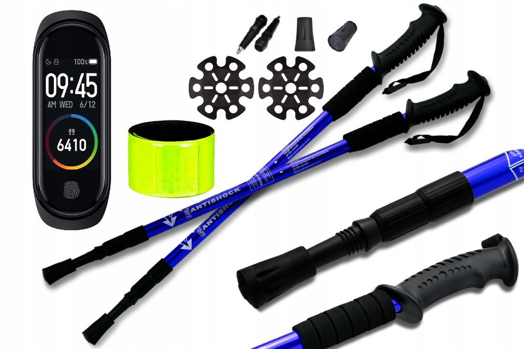 Купить Трекинговые палки NORDIC WALKING 2 шт + SMART-BAND: отзывы, фото, характеристики в интерне-магазине Aredi.ru