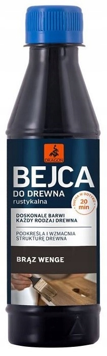 Bejca rustykalna Dragon 200ml BRĄZ WENGE