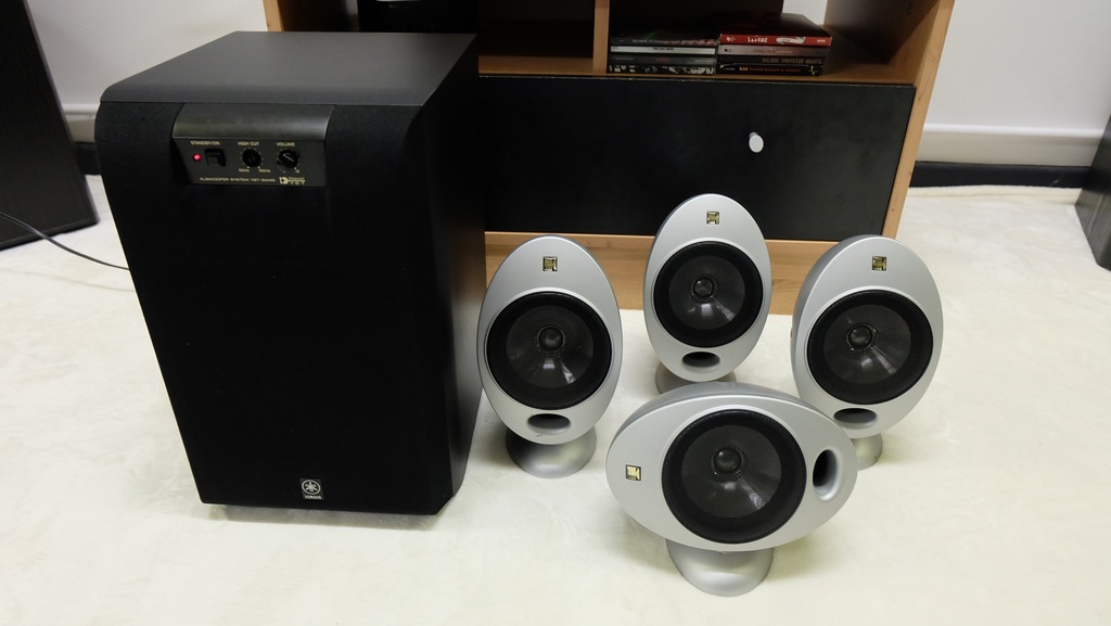 4x KEF HTS 2001 + Sub Yamaha YST-SW45