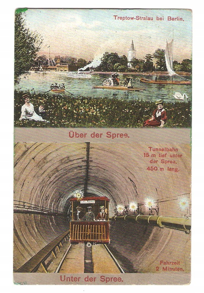 Uber der Spree Berlin 1909 rWydanie:Gross-Berlin