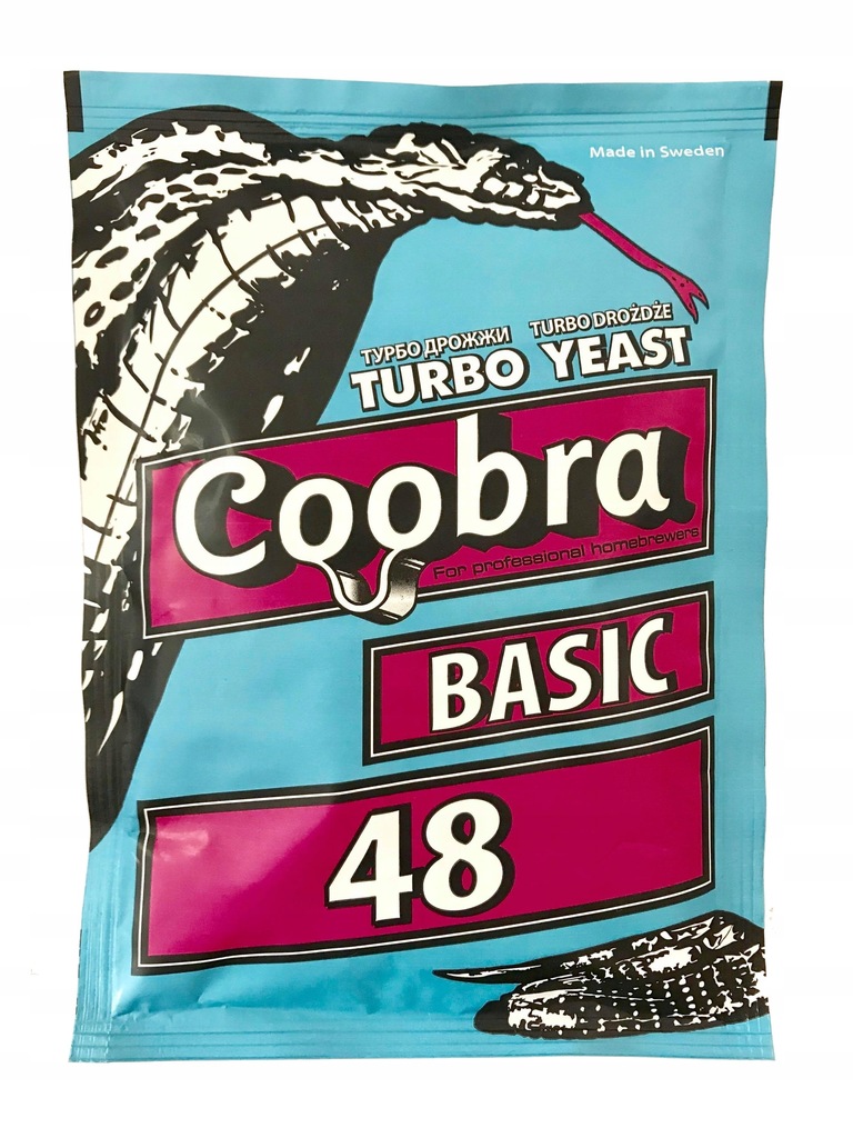 Drożdże gorzelnicze Coobra BASIC 48 na cukrówkę