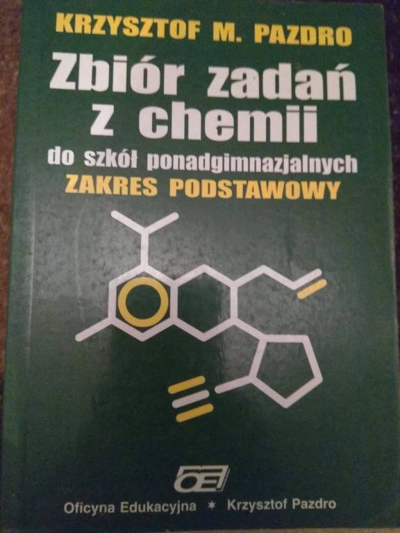 Zbiór zadań z chemii - podstgawowy - Pazdro