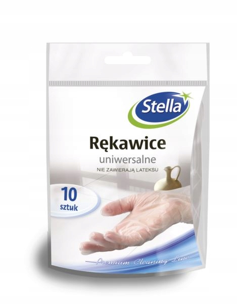 RĘKAWICE WINYLOWE UNIWERSALNE BEZ LATEKSU STELLA